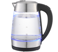 Bouilloire électrique portable sans fil en verre de haute qualité 1,8 L, best-seller, chauffe-eau domestique, arrêt automatique, rotation à 360 degrés