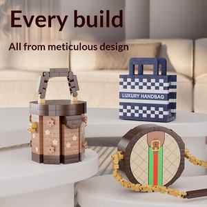 2026 <span class=keywords><strong>Xihuan</strong></span> Nuevo Juguete Educativo de Plástico DIY, Bloques de Construcción de Micropartículas Sin Imprimir, Simulación de Mini Bolso de Mano para Niñas, Regalo - Product Image 3