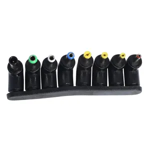 8 in 1 5.5x 2.1 MM DC Power Jack Female Plug Adapter Connectors to 6.5 6.3 5.5 4.8 4.0 3.5 Male Tips Adaptor Laptop