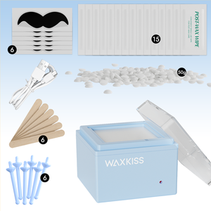 En stock, best-seller : Kit chauffe-cire portable mini pour l'épilation nasale, auriculaire et le modelage des sourcils - Product Image 1