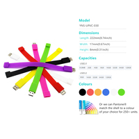 Usine directe bracelets en silicone clé USB Logo personnalisé gratuit disque USB mémoire Flash Bracelet clé USB