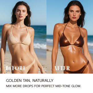Huile Corporelle Hydratante Bronzante Marque Blanche, Nourrissante pour la Peau, Huile pour un Bronzage Intense sur Tout le Corps - Product Image 3