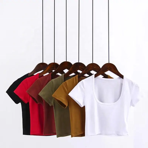 Camisetas Cortas Para Mujer, Sexy, Casuales, De Corte