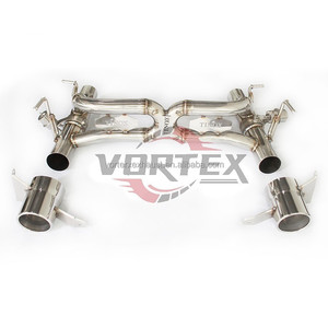 Système d'échappement Catback en acier inoxydable Vortex pour Ferrari 488, commande de soupape, section arrière, échappement Catback, installation facile - Product Image 1