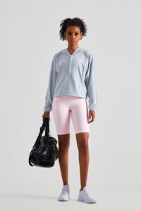 T-shirt sportiva Anti-ultravioletta UV abbigliamento da corsa per Fitness Sport da donna Yoga - Product Image 2