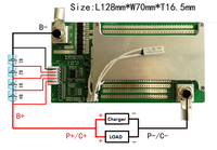 Batterie Li-ion Lifepo4 LWS 6s 7s 8s 9s 10s BMS/PCM/PCB 50a 60a 80a 100a BMS pour véhicule électrique