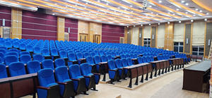 Asiento de Auditorio de Tela Personalizable Moderno, Silla Plegable de Cine con Mesa para Cines Públicos, Venta al Por Mayor - Product Image 4