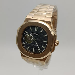 Montre personnalisée DIY sans logo, mouvement automatique, montre mécanique, cristal saphir, montres pour hommes, luxe, NH38, cadran ajouré - Product Image 5