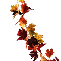 Guirlande lumineuse en fil de cuivre avec feuilles d'érable et hiboux pour la récolte d'automne, la fête de Thanksgiving, la décoration intérieure et de patio