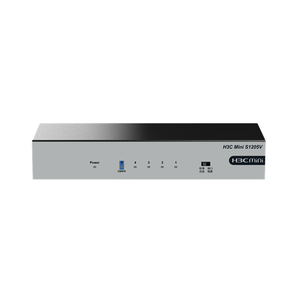 Commutateur réseau H3C Mini S1205V avec 5 ports Ethernet 10/100/1000M, 10 Gbps, prise en charge QoS et VLAN, empilable - Product Image 2