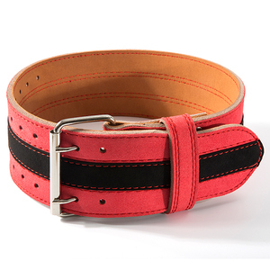 Fitness Body Building Weight Lifting <b>Belt</b> Leather Cowhide Gym Waist Trainer <b>Belts</b> Lever Weightlifting Leather <b>Belt</b> - Product Image 4