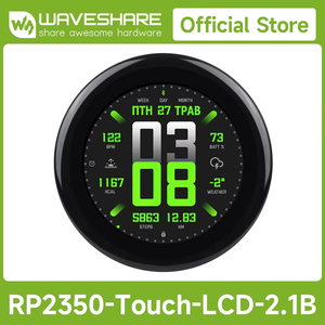 Carte de développement Waveshare RP2350 avec écran tactile capacitif rond de 2,1 pouces, écran IPS 480×480, 65K couleurs K735 - Product Image 5