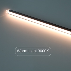 Personnalisable industriel LED intégré ligne lumières en aluminium dissipateur thermique fendu armoire éclairage T5 porte profilés en aluminium coupe - Product Image 2