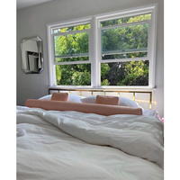Fenêtres à double battant Anewson blanches de haute qualité pour chambre à coucher (vente en gros)