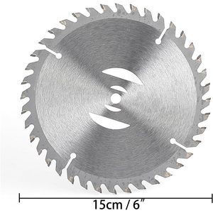 Cuchilla Rotatoria Cgnroneau de 6 Pulgadas y 40 Dientes con Punta de Carburo, Cuchilla de Repuesto para Cortadora de Césped - Product Image 2