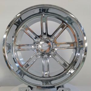 Letter engraving American FORCE JTX customize the logo and the floating center caps 26inch high polish Forged single <b>Wheels</b> - Product Image 6
