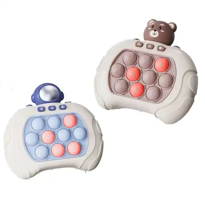 MI Fidget Brinquedos Sensoriais Brinquedos Educativos para Crianças Jogo de empurrar rápido Consola eletrônico Pop It Jogo de botão