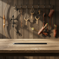 Accessoires de lance-pierre Piaoyu, flèches en métal noir (10 pièces), accessoires de chasse professionnels, chasse en plein air, tir au lance-pierre