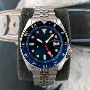 Luminous Coating Date Display Business <b>Mechanical</b> Men's <b>Watches</b> Luxury Stainless Steel Waterproof Sport Casual Men <b>watches</b> - Product Image 3