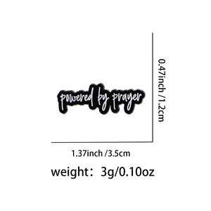 Pin <span class=keywords><strong>de</strong></span> Solapa Esmaltado con <span class=keywords><strong>la</strong></span> Frase 'Movido por <span class=keywords><strong>la</strong></span> Oración', Broche con Cita Religiosa Inspiradora para Creyentes Devotos / Eventos Religiosos - Product Image 5