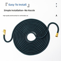 Tuyau d'arrosage hybride extensible en PVC haute pression, flexible et robuste