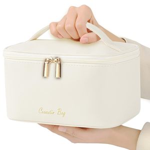 Échantillon gratuit Sac à vernis à ongles en cuir imperméable Peut contenir 58 flacons et une lampe à ongles Organisateur de rangement pour vernis à ongles - Product Image 5