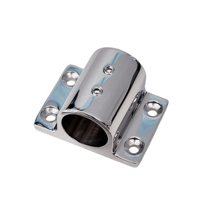 Base de tuyau en acier inoxydable 316, raccord de montage sur pont marin pour bateau, yacht, matériel de remplacement et de réparation - Product Image 1