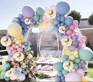Customized Color 12-Inch Latex Arch <b>Balloon</b> Chain Birthday <b>Balloon</b> Decor Party Set Premium Scene Decorations - Product Image 2
