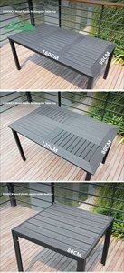 Juego <span class=keywords><strong>de</strong></span> <span class=keywords><strong>Comedor</strong></span> para Exteriores <span class=keywords><strong>de</strong></span> Aleación <span class=keywords><strong>de</strong></span> Aluminio Resistente Wayon, Muebles <span class=keywords><strong>de</strong></span> Patio <span class=keywords><strong>de</strong></span> 6 Plazas, Mesa y Sillas - Product Image 5