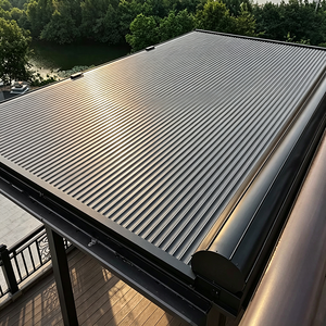 <span class=keywords><strong>Volet</strong></span> roulant en alliage d'aluminium peint au design moderne avec isolation thermique <span class=keywords><strong>pour</strong></span> fenêtre extérieure de ferme ou de villa, pare-soleil - Product Image 4