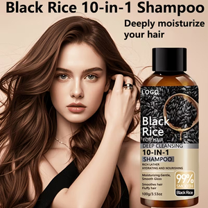 <span class=keywords><strong>Shampoing</strong></span> Antichute Personnalisé en Gros 100g au Riz Noir Bio et Kératine, Nettoyage Profond du <span class=keywords><strong>Cuir</strong></span> <span class=keywords><strong>Chevelu</strong></span>, Hydratant, Doux et Lissant, Logo Personnalisé OEM - Product Image 4