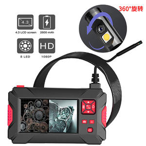 Endoscope industriel haute définition, grand écran, objectif étanche, conception portable, inspection des égouts, enregistrement vidéo des tuyaux - Product Image 3