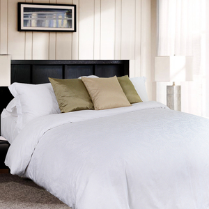 Suave de lujo <span class=keywords><strong>Boutique</strong></span> Resort fábrica de satén 300-800 hilo blanco gris Color hoja de cama Hotel - Product Image 3