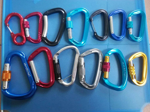 Nouvelle Offre Promotionnelle : Mousquetons Porte-clés 8kN en Aluminium pour Activités de Plein Air - Product Image 5