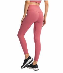 Lente En Zomer Nieuwe Eenvoudige Nude Feel Slim Fit Dunne Yoga Leggings Ingebouwde Heuptas Hoge Elastische Enkellange Broek Voor Dames - Product Image 3