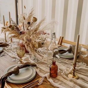 Venta al por mayor fiesta restaurante boda Mesa servilleta algodón Lino servilleta paño - Product Image 2