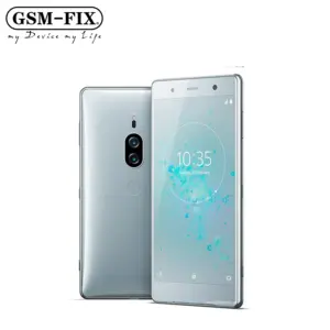 هاتف مزدوج الشريحة GSM-FIX لهاتف Sony Xperia XZ2 Premium من الجيل الرابع بشاشة مقاس 5.8 بوصة ومعالج سنابدراجون 845 ثماني النواة وذاكرة وصول عشوائي 6 جيجابايت وذاكرة قراءة 64 جيجابايت هاتف خلوي أصلي مزود بخاصية الاتصال قريب المدى