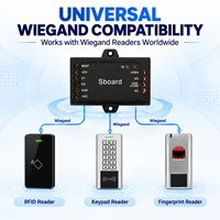 Mini contrôleur d'accès à porte unique pour 1000 utilisateurs, lecteur de clavier RFID Wiegand 26-58 bits avec prise en charge du transfert de données par télécommande