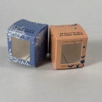 Boîte en carton rigide de haute qualité avec impression personnalisée pour l'emballage de cosmétiques et de cils, boîte d'emballage de savon avec affichage en PVC transparent