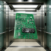 Carte de circuit imprimé métallique de remplacement pour ascenseur de bureau, carte PCB principale de commande de puissance