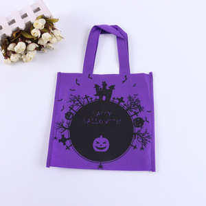 Оптовая продажа, корзина для Хэллоуина, сумки для трюков или лакомств, портативные подарочные сумки для вечеринок, конфеты, нетканые сумки для украшения Хэллоуина - Product Image 4