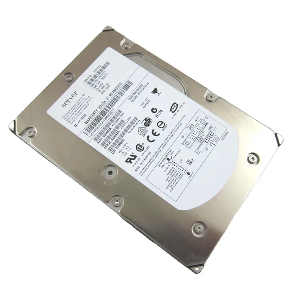 71P7475 24P3727 ST373454LW 73.4GB 15K 68PIN U320 SCSI שרת עובד בצורה מושלמת ספינה מהירה באיכות גבוהה