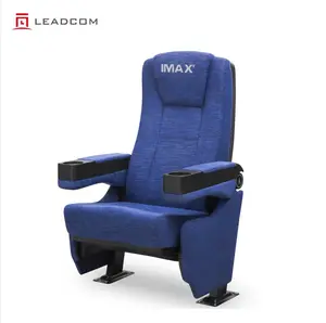 Leadcom LS-16601 ayunan belakang dapat dilipat, kursi tempat duduk bioskop teater film tempat duduk dengan mekanisme glider untuk dijual