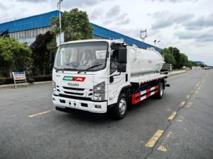 Factory Price 5000liters 5cubic Tanker Capacity 4X2 6wheeler Isuz U ELF septic <b>suction</b> truck Truck sewer vacuum truck for Sale - Product Image 5