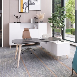 Low Price European Style Modern Appearance General Use Multi Furniture Bureau Sets Small Corner Luxury Home Office Desk - Product Image 2