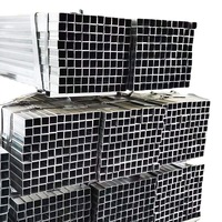 Fabricant de tubes carrés et rectangulaires galvanisés à chaud Q235B sur mesure, Tianjin-Welding, traitement d'angle droit non standard
