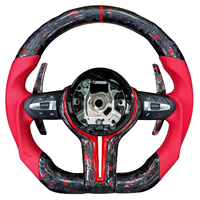 Volant de voiture en fibre de carbone forgée pour BMW F30 F31 F35 F32 F10 F18 F20 F25 F36 E71 E70 E90 F87, pièces automobiles