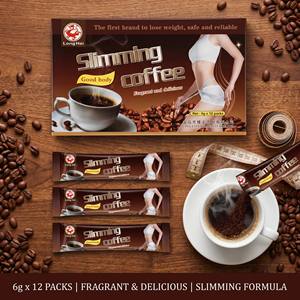 Café Minceur Long Hai Good Body 6g X 12 Sachets |   Café pour la gestion du poids, soutien métabolique, boisson amincissante parfumée quotidienne, OEM - Product Image 5