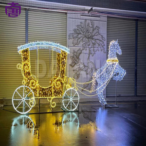 3D LED Horse Sculpture Motif Lights for <b>Holiday</b> Decorative <b>Lighting</b> - Product Image 6