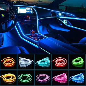 Accessoires d'éclairage automobile RGB 5m, éclairage d'ambiance <span class=keywords><strong>pour</strong></span> <span class=keywords><strong>voiture</strong></span>, fil néon, kit de <span class=keywords><strong>voiture</strong></span>, <span class=keywords><strong>bande</strong></span> de fil électrique <span class=keywords><strong>LED</strong></span> <span class=keywords><strong>pour</strong></span> l'intérieur - Product Image 5